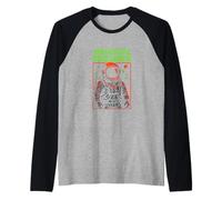 Astronaute Universal Dreamer Retro Mens Space Manche Raglan