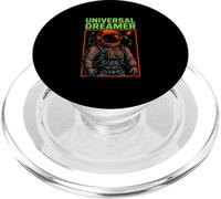 Astronaute Universal Dreamer Retro Mens Space PopSockets PopGrip pour MagSafe