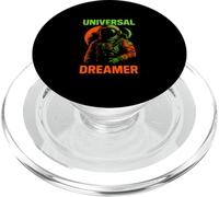 Astronaute Universal Dreamer Retro Mens Space PopSockets PopGrip pour MagSafe