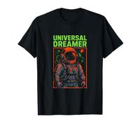 Astronaute Universal Dreamer Retro Mens Space T-Shirt