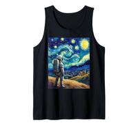 Astronaute visionnaire inspiré de Van Gogh Débardeur