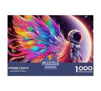 Astronautee 1000 Pièce Puzzle Jeu ÉduChatif Créatif Jigsaw Puzzle Jeu De Défi Unique pour Cadeaux De Voyage, Présent 38x26cm/1000pcs