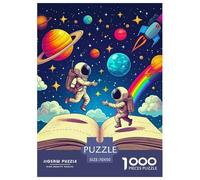astronautee 1000 Pièces Puzzles pour Adultes Et Enfants sur Le Thème De Premium Quality Jeu Éducatif Activité Familiale Parfaite Coloured 70x50cm/1000pcs