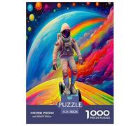 astronautee Puzzle 1000 Pieces Cadeau Unique Jeu Éduchatif Challenge Toy À De Qualité Supérieure Peinture Art pour Adultes Et Enfants 38x26cm/1000pcs