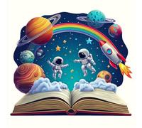 astronautee Puzzle 1000 pièces Educa Jouet en Bois Cadeau Unique Décoration Intérieure Jeu éduchatif Challenge Toy pour Adultes et Enfants à partir de 14 Ans 38x26/1000pcs