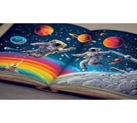 astronautee Puzzles 1000 Pieces Cadeau Unique Jeu éduchatif Challenge Toy de qualité supérieure Peinture Art pour Adultes et Enfants 38x26cm/1000pcs