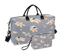 Astronautes Amusant Espace Ludique Sac de Sport de Natation avec Sac de Rangement Maquillagede pour Voyage Femmes Filles