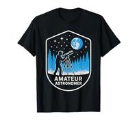 Astronome amateur rétro astronomie spatiale pour homme T-Shirt