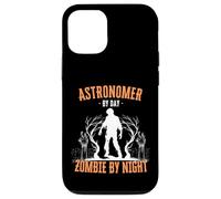 Astronome by Day Zombie by Night Funny Halloween Creepy Coque pour iPhone 12/12 Pro