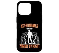 Astronome by Day Zombie by Night Funny Halloween Creepy Coque pour iPhone 16 Pro