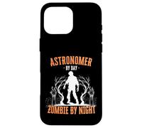 Astronome by Day Zombie by Night Funny Halloween Creepy Coque pour iPhone 16 Pro Max