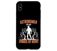 Astronome by Day Zombie by Night Funny Halloween Creepy Coque pour iPhone XS Max