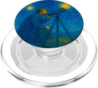Astronomie Astronome Étoiles Space Van Gogh Starry Night Style PopSockets PopGrip pour MagSafe