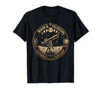 Astronomie de l'observatoire de la Lune et du télescope T-Shirt