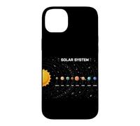 Astronomie du système Solaire Galaxie Espace Planètes Amoureux de la Science Coque pour iPhone 14 Plus