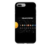 Astronomie du système Solaire Galaxie Espace Planètes Amoureux de la Science Coque pour iPhone 7 Plus/8 Plus
