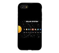 Astronomie du système Solaire Galaxie Espace Planètes Amoureux de la Science Coque pour iPhone SE (2020) / 7/8