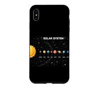 Astronomie du système Solaire Galaxie Espace Planètes Amoureux de la Science Coque pour iPhone XS Max