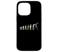 Astronomie Evolution Télescope Astronome Galaxie Étoiles Coque pour iPhone 14 Pro Max