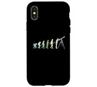 Astronomie Evolution Télescope Astronome Galaxie Étoiles Coque pour iPhone X/XS