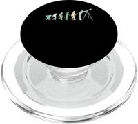Astronomie Evolution Télescope Astronome Galaxie Étoiles PopSockets PopGrip pour MagSafe