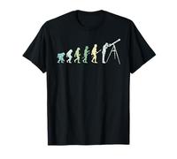 Astronomie Evolution Télescope Astronome Galaxie Étoiles T-Shirt