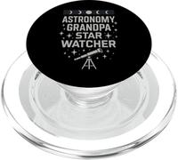 Astronomie Grand-père Astronomie Grand-mère Stargazer Space Lover PopSockets PopGrip pour MagSafe
