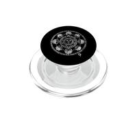 Astronomie médiévale et Astrologie Soleil et planètes Blanc PopSockets PopGrip pour MagSafe