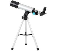 Astronomie pour débutants, Optique en Verre entièrement traité, Ouverture de 50 mm, Monture AZ 400 mm, télescope astronomique réfracteur, avec trépied et chercheur.