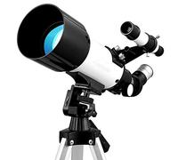 Astronomie pour débutants, réflecteur pour Enfants, Optique en Verre entièrement traité, trépied réglable en Hauteur, Cadeaux d'astronomie pour étudiants et Enfants