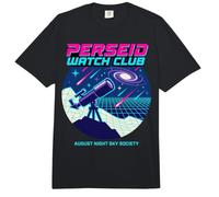 Astronomie rétro de Pluie de météores perséides Août Observation des étoiles Comfort Colors Adult Heavyweight T-Shirt