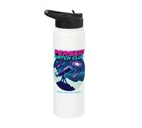 Astronomie rétro de pluie de météores perséides Août Observation des étoiles Stainless Steel Insulated Water Bottle