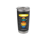 Astronomie Science spatiale Système solaire plat planétaire Gobelet isotherme en acier inoxydable double paroi