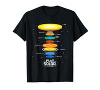Astronomie Space Science Funny Science-Fiction Système solaire plat T-Shirt