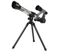 Astronomie Telescope for Kids - Télescope scientifique portable avec trépied et 3 lentilles objectives - Voyage portable monoculaire pour regarder les lunes étoiles, premiers jouets pour l'éducation