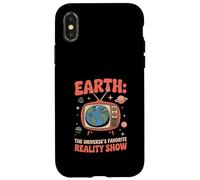 Astronomie « Universe's Favorite Reality Show » Funny Earth Coque pour iPhone X/XS