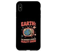 Astronomie « Universe's Favorite Reality Show » Funny Earth Coque pour iPhone XS Max