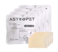 AstroPet Lot de 4 désodorisants pour litière autonettoyante AstroPet Neptun Series - Élimination des odeurs