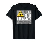 Astrophotography Clear Skies are A Myth Telescope Obsession T-Shirt Graphique avec Valeur