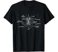 Astrophysics Gift - Time Curve Physics Worm Hole Tee Gift Unisex T-Shirt Black S