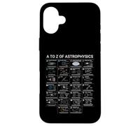 Astrophysique A-Z Space Concepts Tableau éducatif Coque pour iPhone 16 Plus