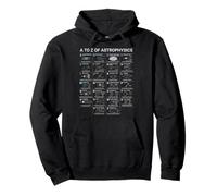 Astrophysique A-Z Space Concepts Tableau éducatif Sweat à Capuche