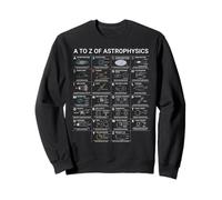 Astrophysique A-Z Space Concepts Tableau éducatif Sweatshirt