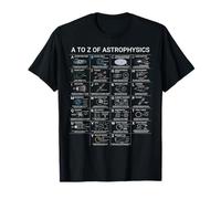 Astrophysique A-Z Space Concepts Tableau éducatif T-Shirt