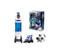 Silverlit - ASTROPOD - Pack Ultime Fusée : Coffret Personnage/Fusée + Connecteurs + Détecteurs - Effets sonores et Lumineux - 15 pièces à - Construction et Expériences Spatiales - A partir de 6 Ans