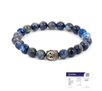 Astrotalk Bracelet Lapis Lazuli | Améliore la Sagesse, l'intuition et la Luminosité Mentale | Bracelet d'Astrologie Cristal de Guérison Certifié pour Hommes et Femmes | Pierre de Lapis Lazuli