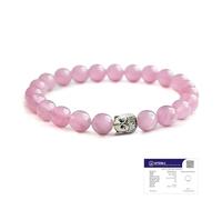 Astrotalk Bracelet Love Attraction | Certificat d'authenticité | Magnifiquement fabriqué avec des cristaux de guérison | Bracelet d'astrologie en quartz rose pour femmes et hommes | Cadeau de