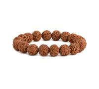 Astrotalk Bracelet Rudraksha 5 Mukhi | Essence spirituelle de concentration et de croissance | Perles Rudraksha naturelles originales | Bracelet astrologie unisexe pour homme et femme