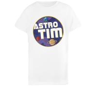 AstroTim T-Shirt Enfant Basic Coton Blanc Basic Cotton White Children's T-Shirt