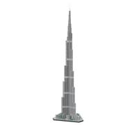 AstrumBlock Modèle à l'échelle 1:800, kit de construction architectural de gratte-ciel, réplique de monument d'horizon de Dubaï, objet de collection et présentation pour amateurs d'architecture et